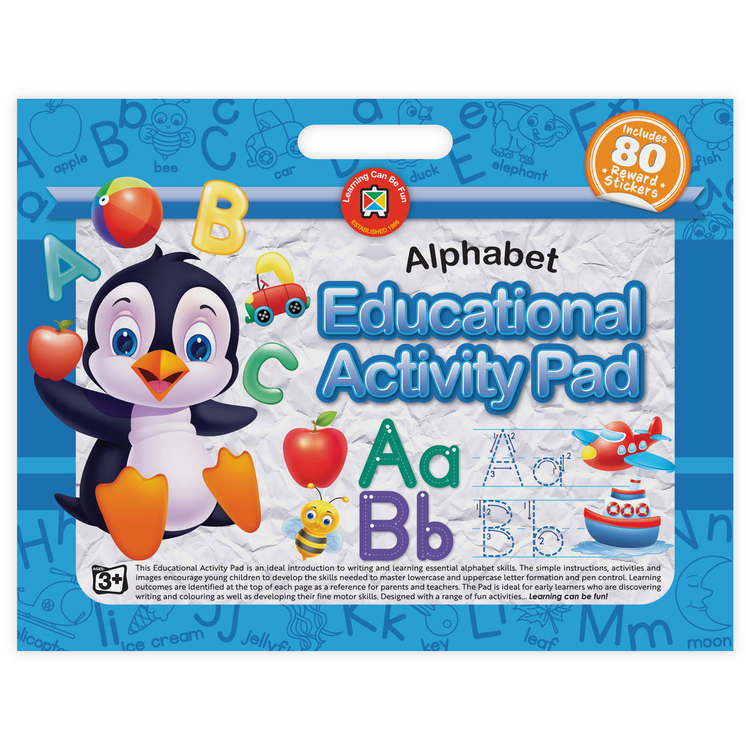 Educational Activity Pad with Handle - Alphabet