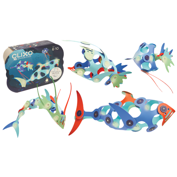 Clixo - Ocean Creatures Pack (24pc)