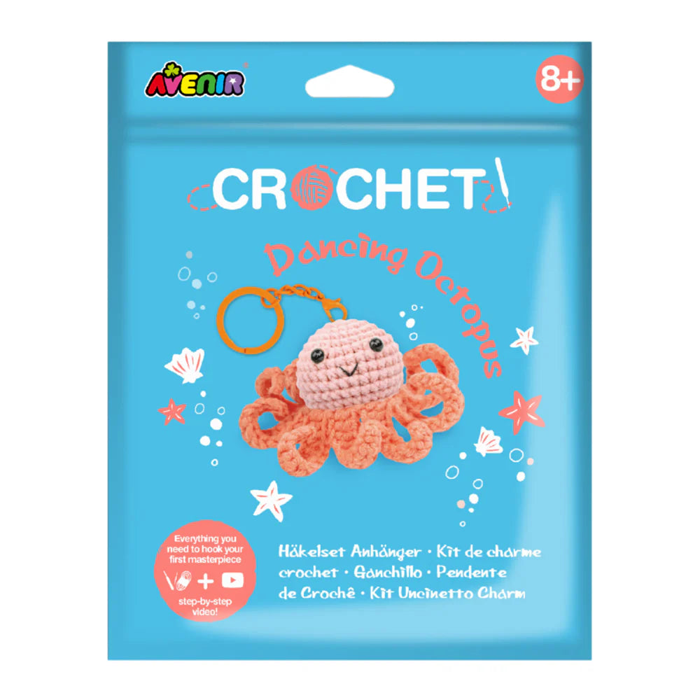 Avenir - Crochet Keychain Kit - Dancing Octopus