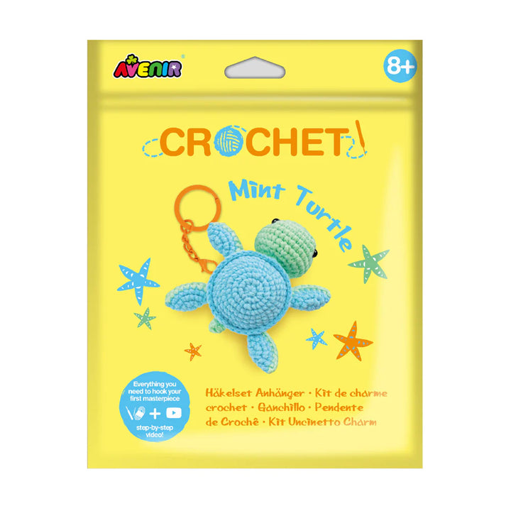 Avenir - Crochet Keychain Kit - Mint Turtle