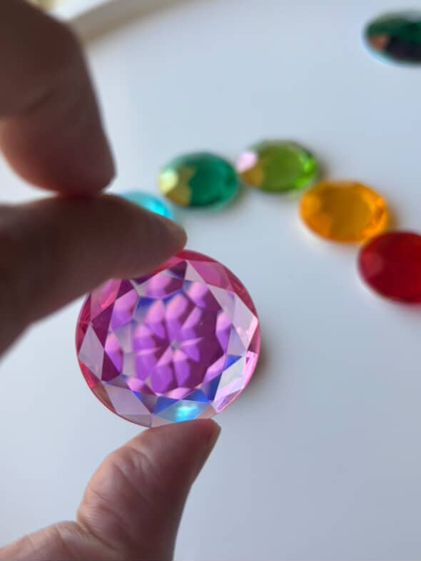 Pointed Back Gems - Aurora Borealis (Clear Window)