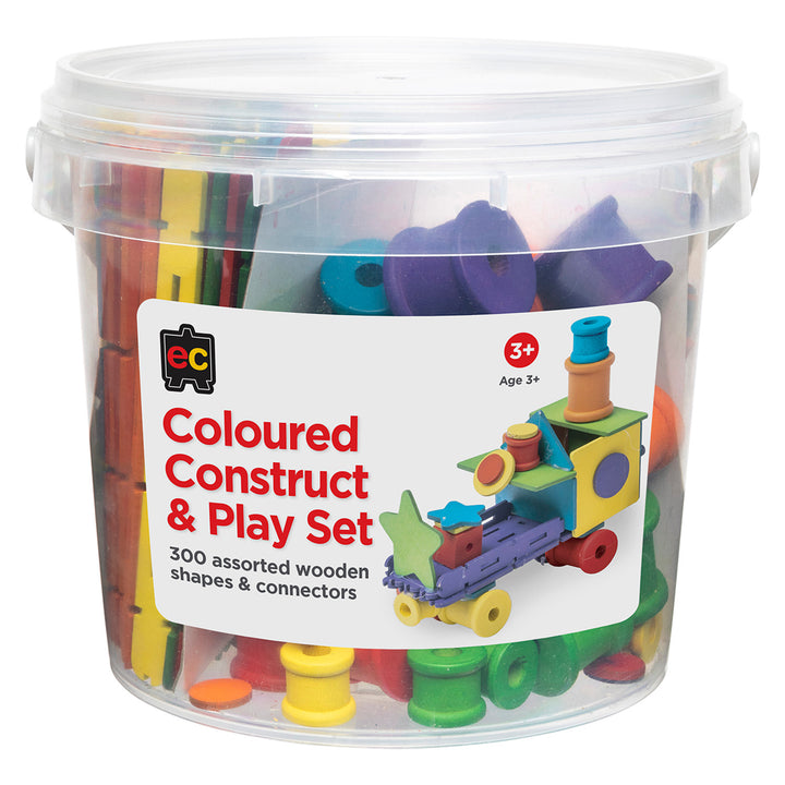 EC - Coloured Construct & Play - Assorted Set of 300