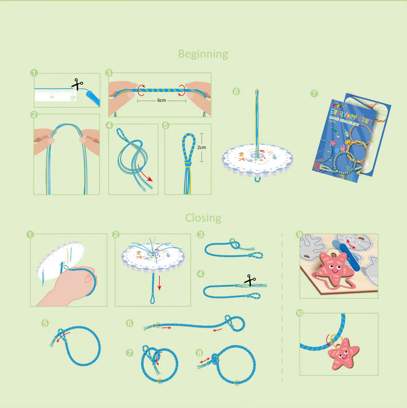 Avenir - Craft DIY Kit - Make Bracelets - Sealife