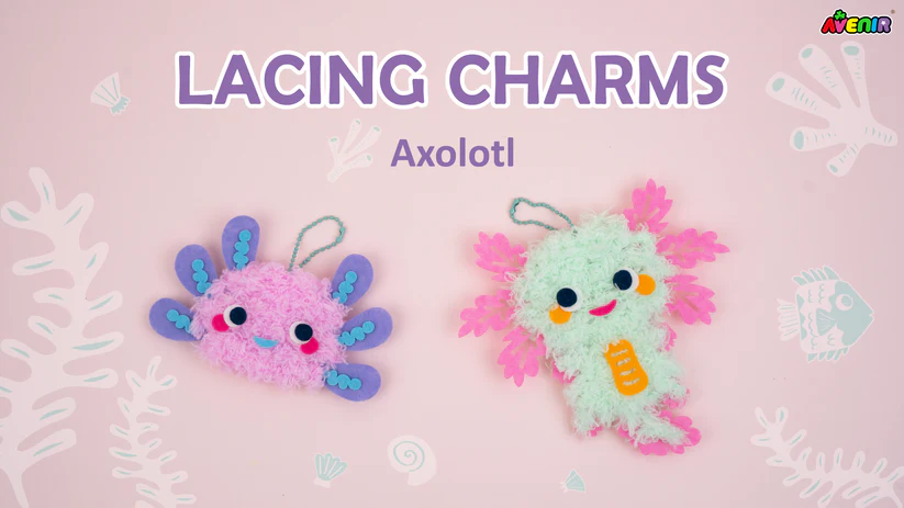 Avenir - Craft DIY Kit - Axolotl Lacing Charms
