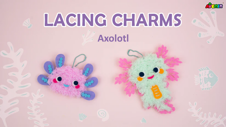 Avenir - Craft DIY Kit - Axolotl Lacing Charms