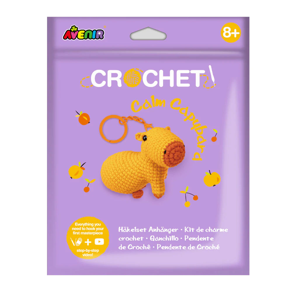 Avenir - Crochet Keychain Kit - Calm Capybara