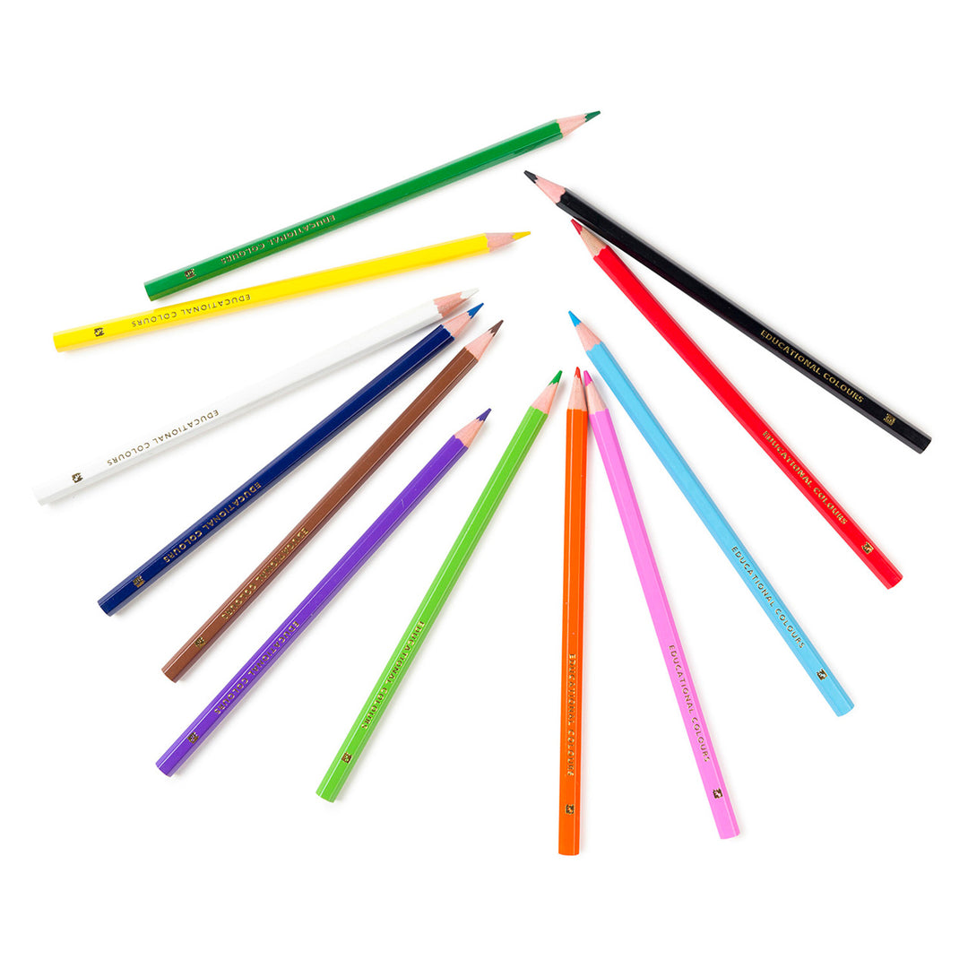 EC - Hexagonal Colouring Pencils (12pk)