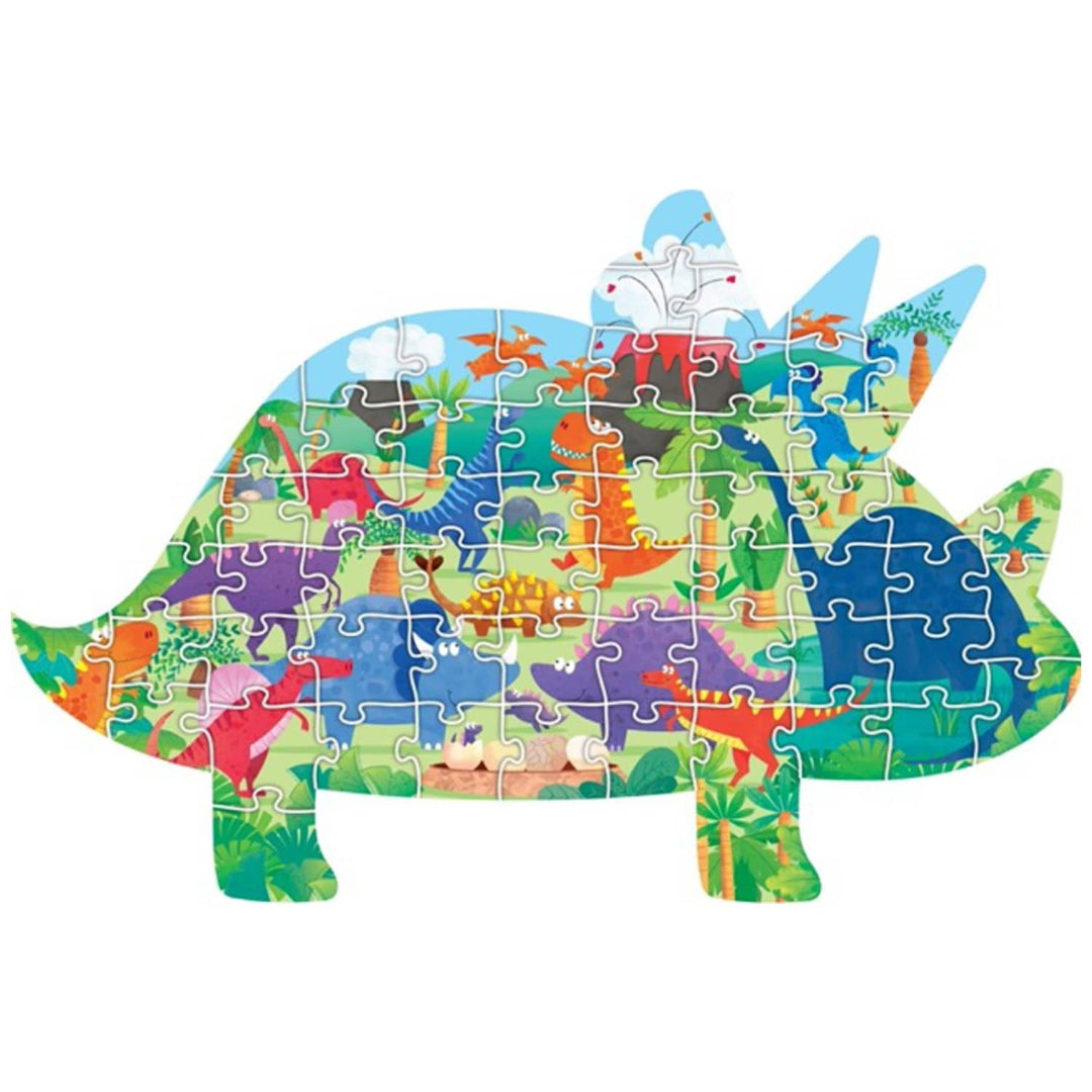 Dinosaur Friends  - Dino Shaped Floor Puzzle (60pc)