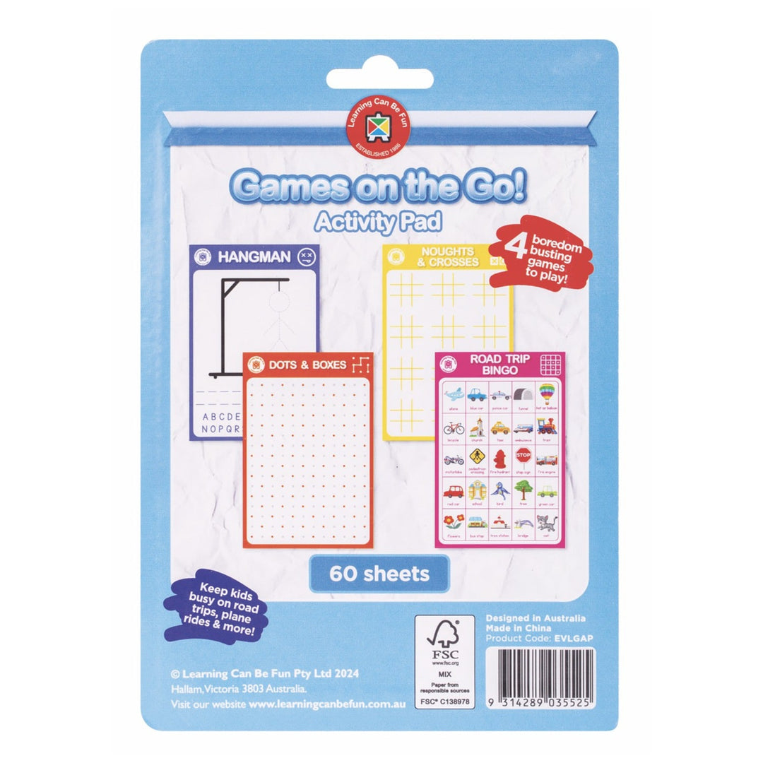 Games on the Go! Activity Pad