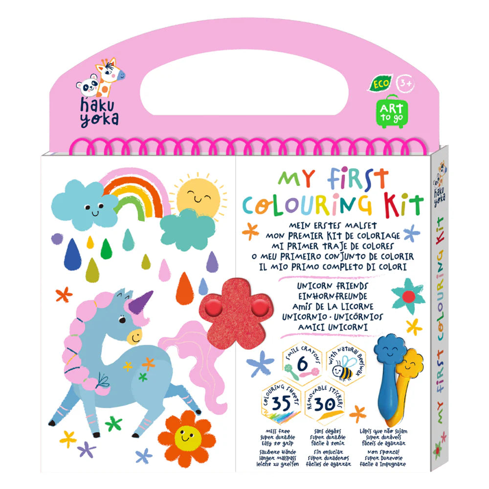 Haku Yoka - My First Colouring Kit - Unicorn Friends