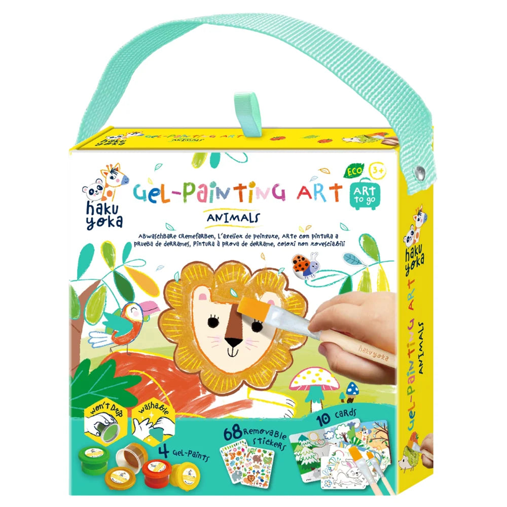 Haku Yoka - Animals Gel Painting Art Set