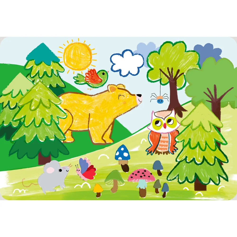 Haku Yoka - Animals Gel Painting Art Set