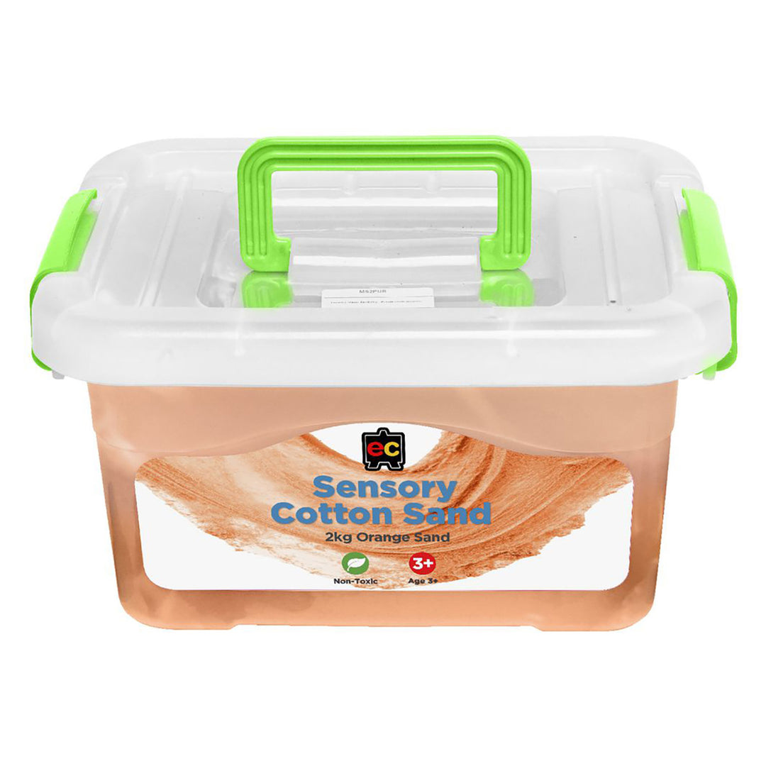 EC - Sensory Cotton Sand - Orange (2kg Tub)