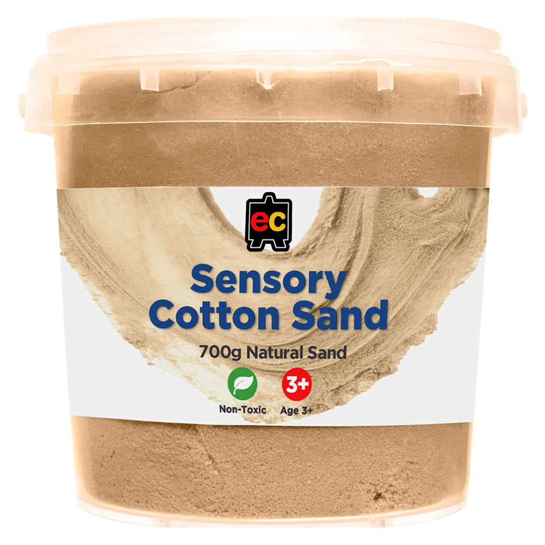 EC - Sensory Cotton Sand - Natural (700g Tub)