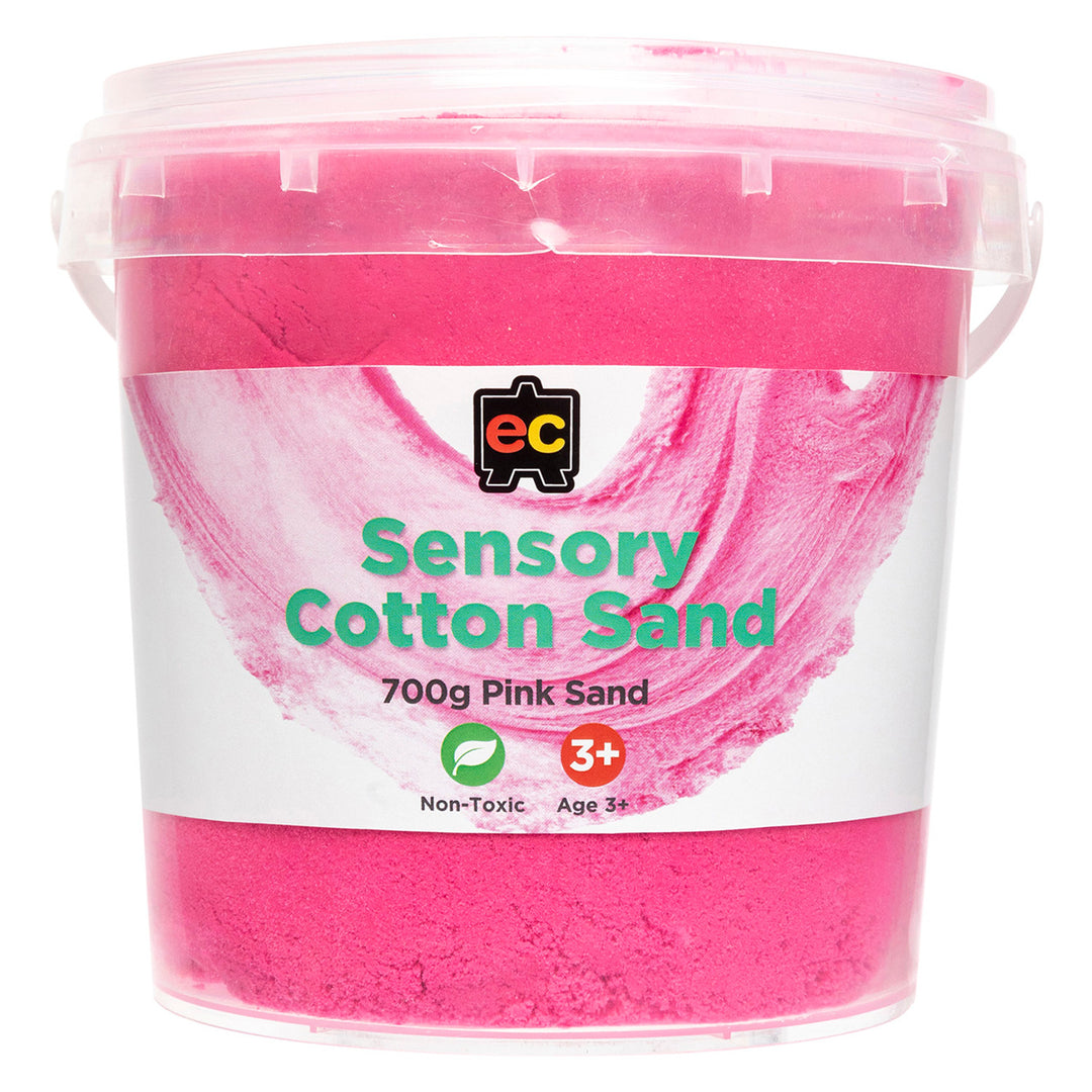 EC - Sensory Cotton Sand - Pink (700g Tub)