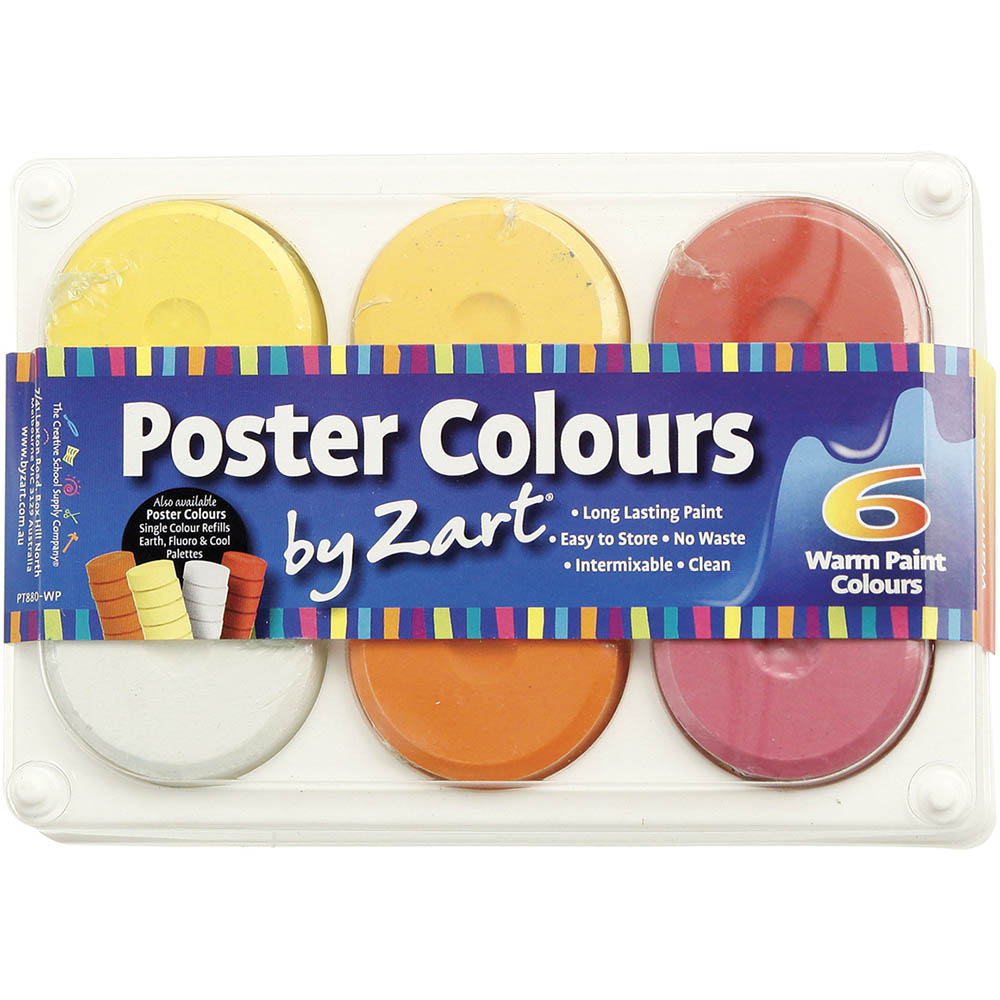 Zart - Poster Colours 6s Paint - Warm Palette