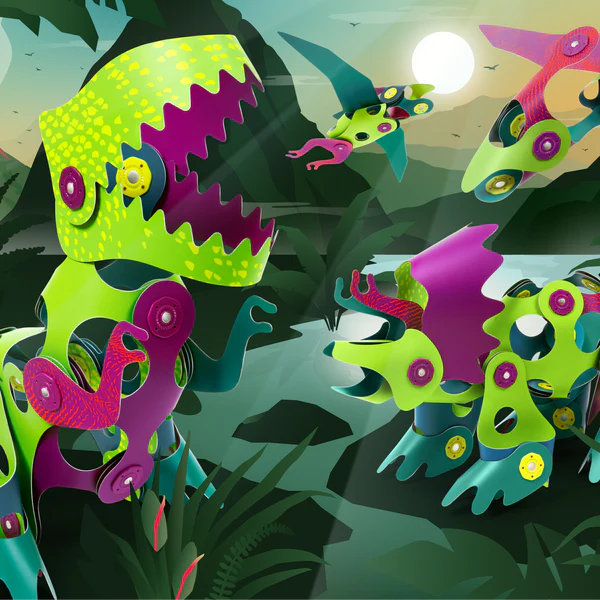 Clixo - Dino Adventure Pack (36pc)