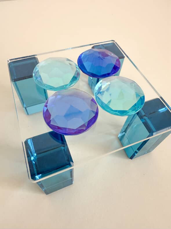 Pointed Back Gems - Aurora Borealis (Clear Window)