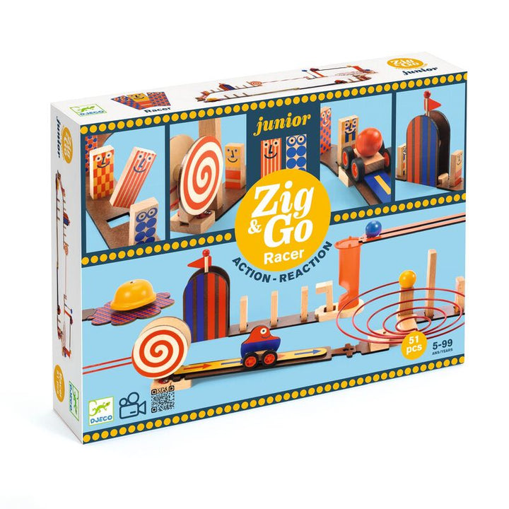 Djeco - Junior Zig & Go - Racer Set (51pc)