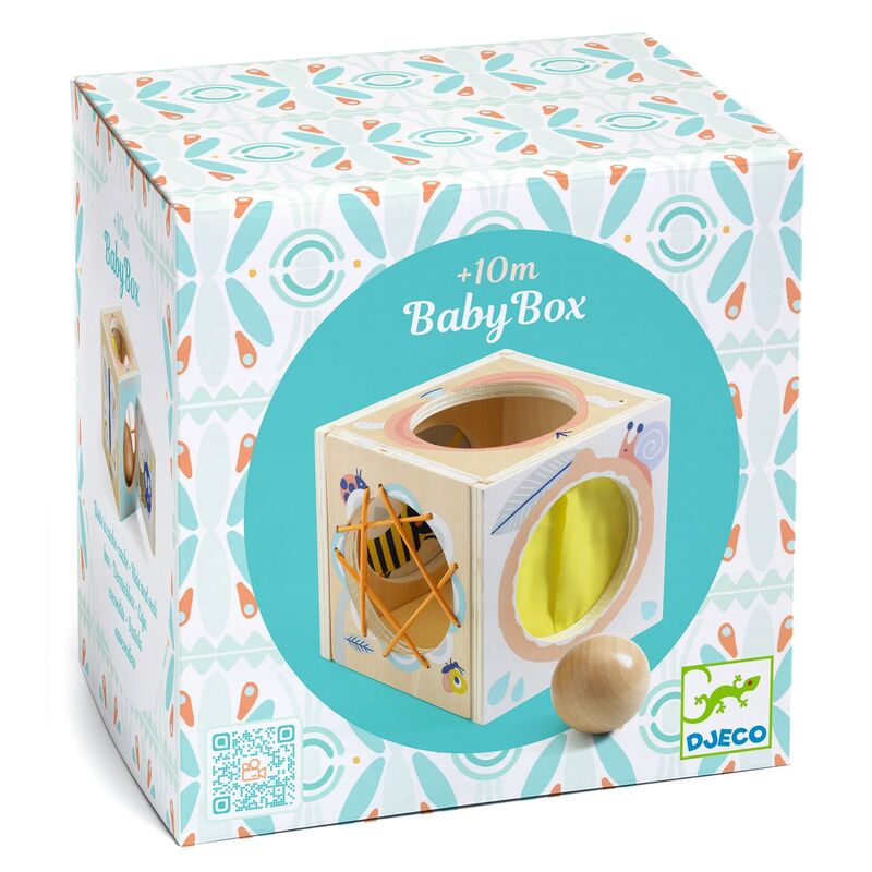 Djeco - Baby Wooden Hide & Seek Box