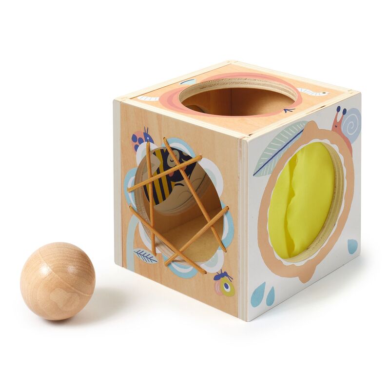 Djeco - Baby Wooden Hide & Seek Box