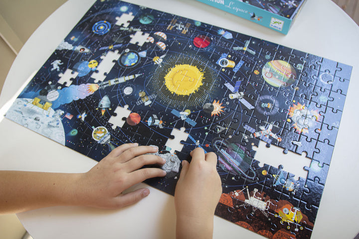 Djeco - Space - 200pc Observation Puzzle & Booklet
