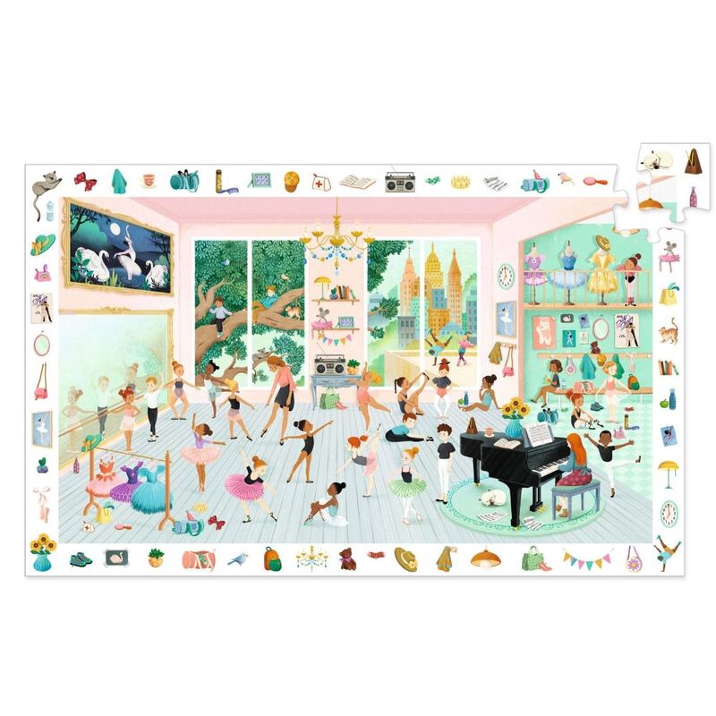 Djeco - The Dance School - 100pc Observation Puzzle