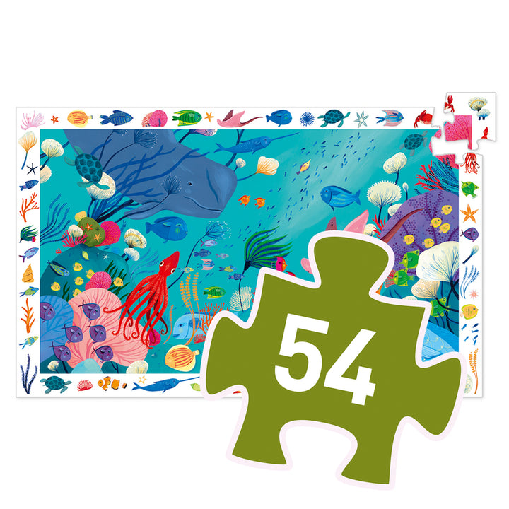 Djeco - Aquatic- 54pc Observation Puzzle