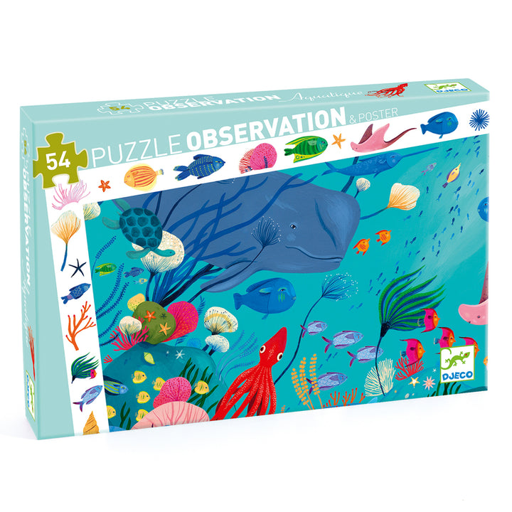 Djeco - Aquatic- 54pc Observation Puzzle