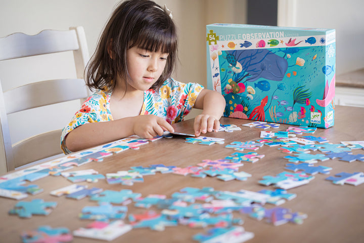 Djeco - Aquatic- 54pc Observation Puzzle