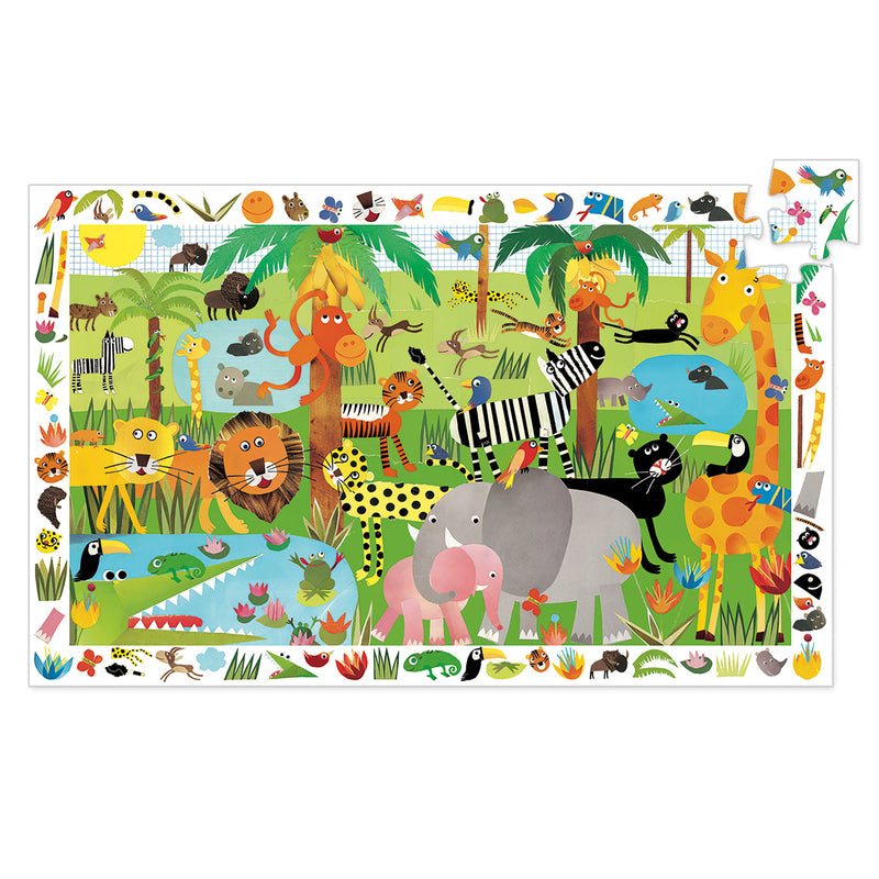 Djeco - Jungle - 35pc Observation Puzzle
