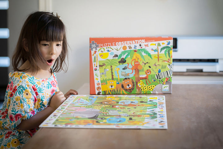Djeco - Jungle - 35pc Observation Puzzle