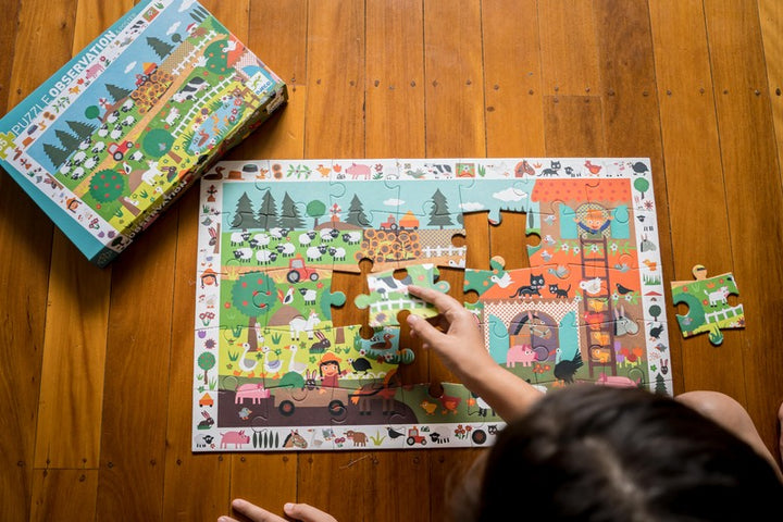 Djeco - Farm - 35pc Observation Puzzle