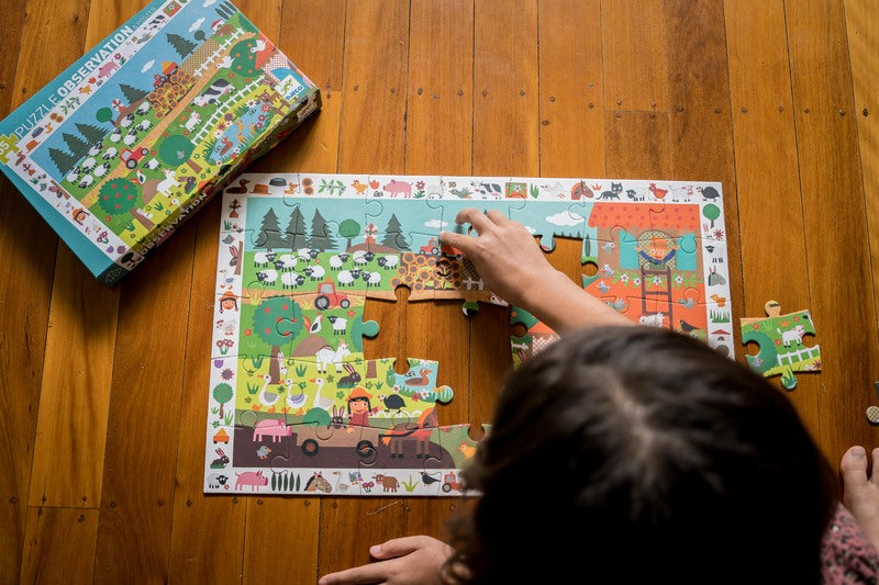 Djeco - Farm - 35pc Observation Puzzle
