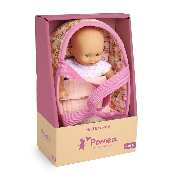 Djeco - Pomea Barbara - Mini Soft Doll Playset (20cm)