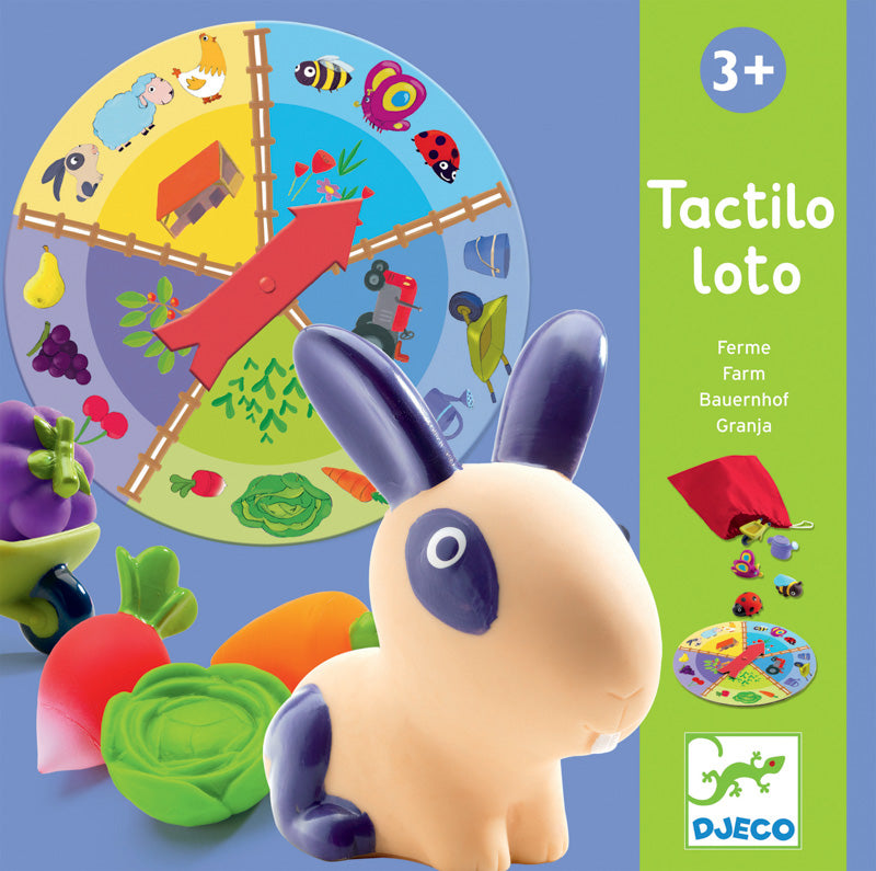 Djeco - Tactilo Loto Farm Game