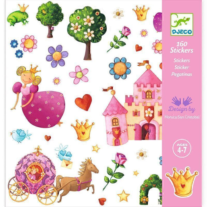 Djeco - Themed Sticker Sets 160pc (Individual)