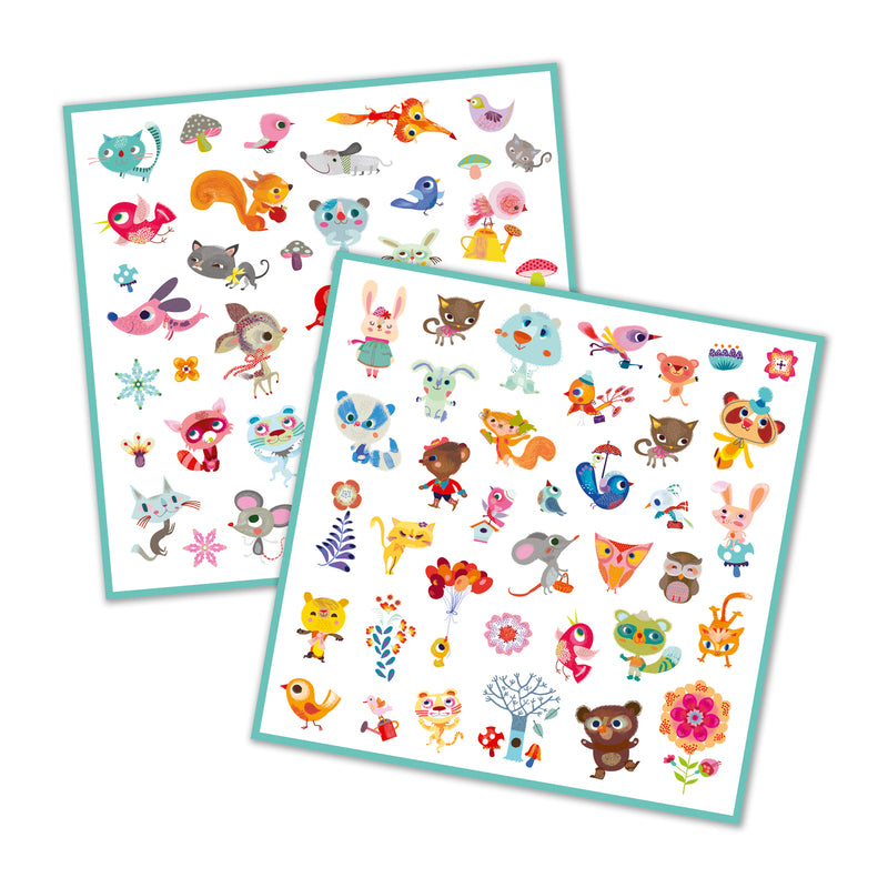 Djeco - Themed Sticker Sets 160pc (Individual)