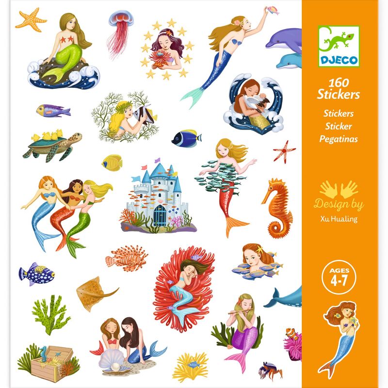 Djeco - Themed Sticker Sets 160pc (Individual)