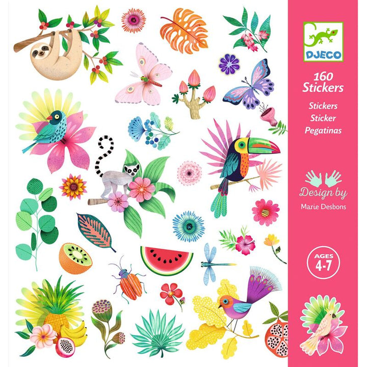 Djeco - Themed Sticker Sets 160pc (Individual)