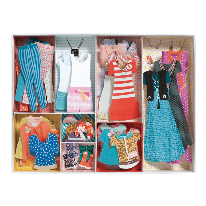 Djeco - One Big Dressing Room - Paper Doll Set