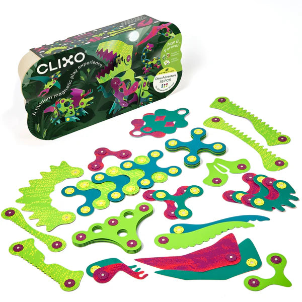 Clixo - Dino Adventure Pack (36pc)