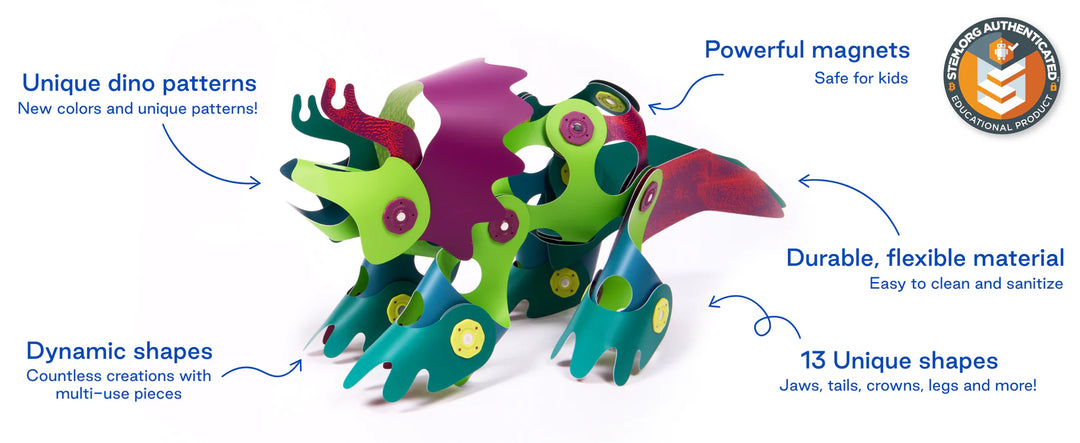 Clixo - Dino Adventure Pack (36pc)