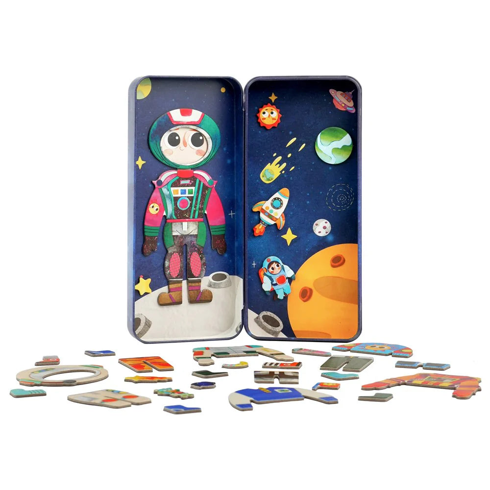 mierEdu - Travel Magnetic Tin Box Set - Spaceman