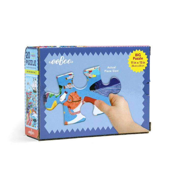 eeBoo - 20pc Puzzle - Sea Exploration