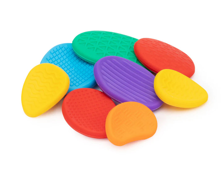Sensory Sprouts - Textured Calming Stones - Bright Colours (18pc Set)