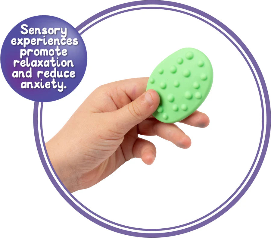 Sensory Sprouts - Textured Calming Stones - Bright Colours (18pc Set)