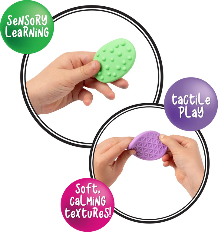 Textured Calming Stones - Pastel Colours (18pc Set)