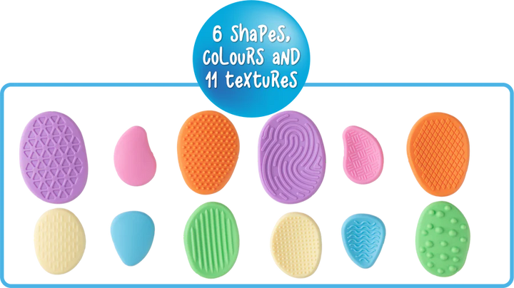 Textured Calming Stones - Pastel Colours (18pc Set)