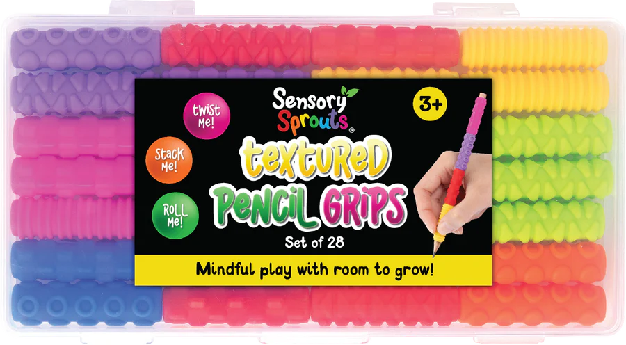 Sensory Sprouts - Textured Pencil Grips Set (28pk)